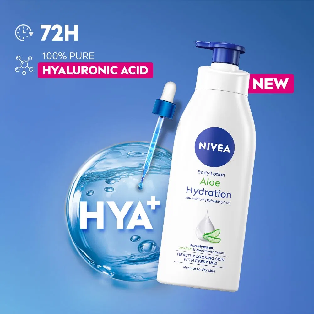 Лосьон для тела Aloe Hydration, NIVEA, 400 мл — фото 3