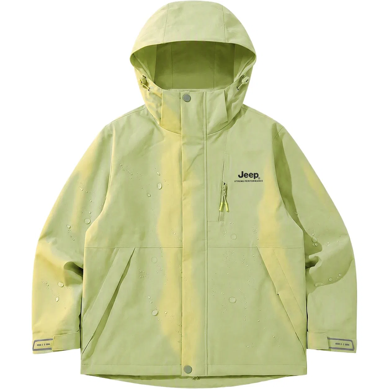 Детская куртка с капюшоном, прямой крой, Jeep, Olive Green