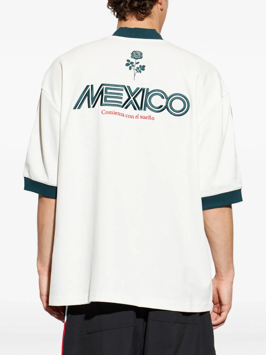 Футболка с логотипом из коллаборации с Willy Chavarria Adidas, белый — фото 4