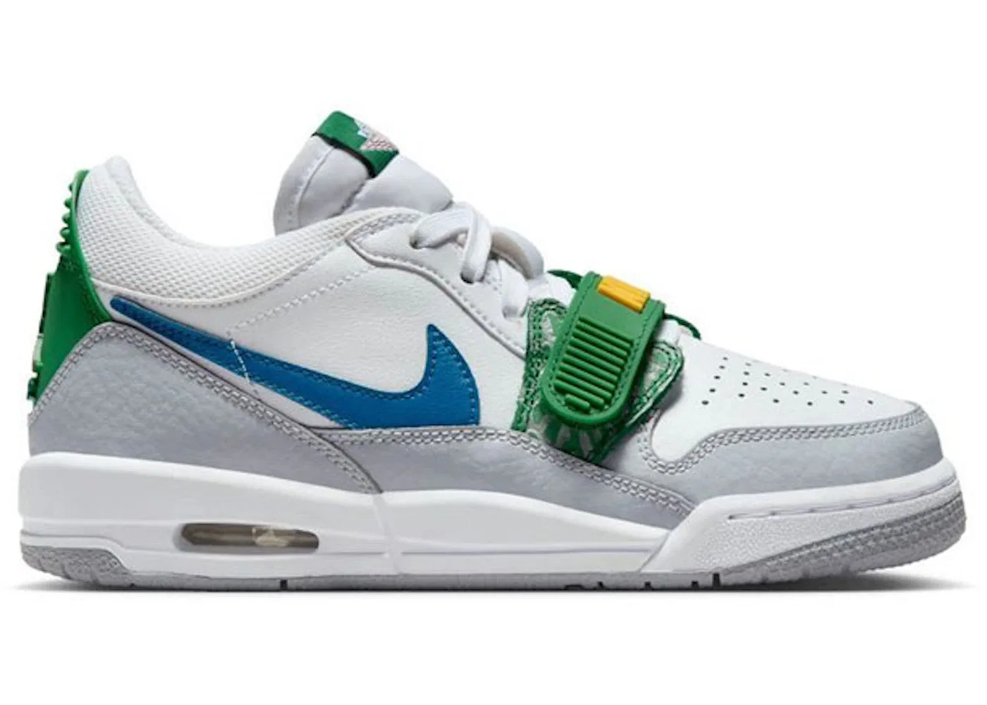 Детские кроссовки Lifestyle Jordan Legacy 312 Low Jordan, White Wolf Grey Pine Green Industrial Blue
