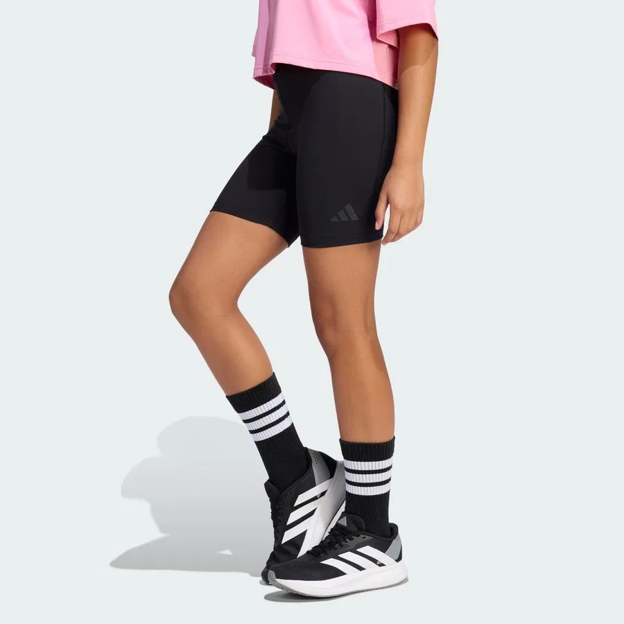Леггинсы спортивные с высокой посадкой Future Icons Biker Soft Touch adidas, Черный