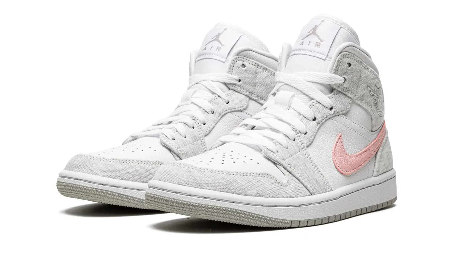 Мужская футболка из хлопка Club NIKE, Grey And White — фото 2
