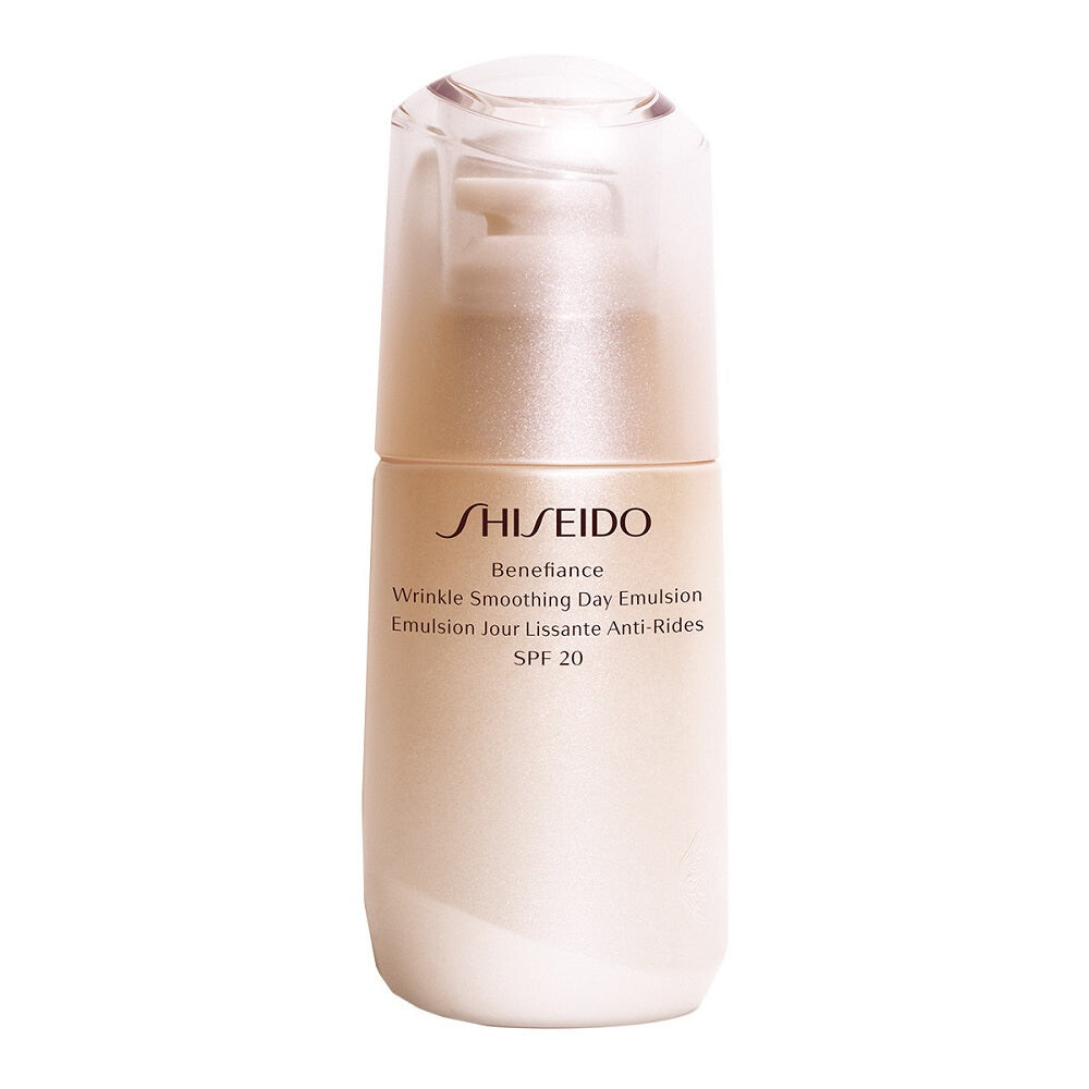 

Shiseido Benefiance Wrinkle Smoothing Day Emulsion SPF20 эмульсия разглаживающая морщины на день 75мл