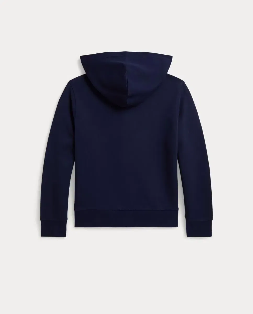 Детская худи для девочек с принтом Polo Ralph Lauren, Azul Marino — фото 2