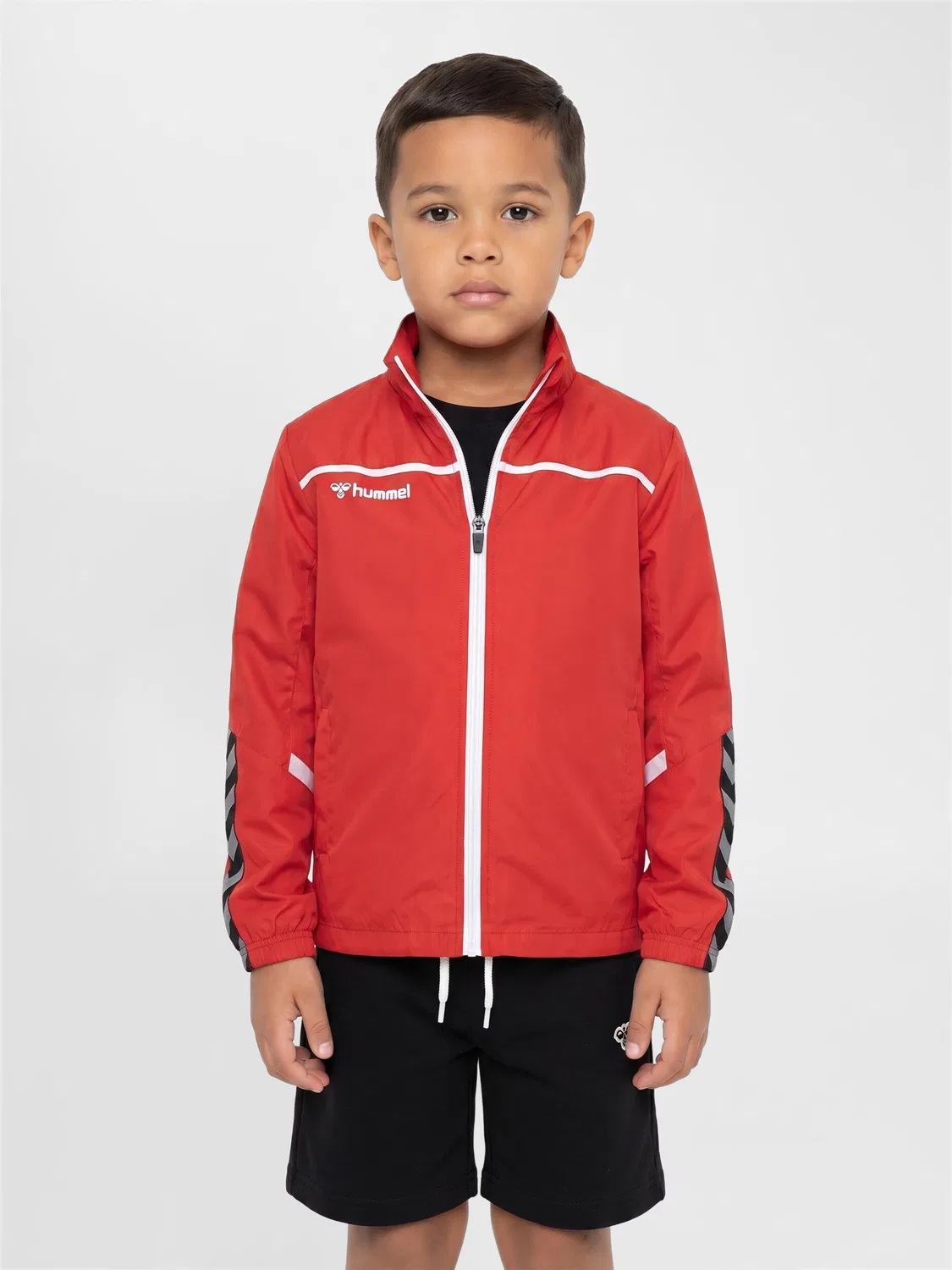 Детская куртка для мальчиков с капюшоном Hmlauthentic Hummel, Rot