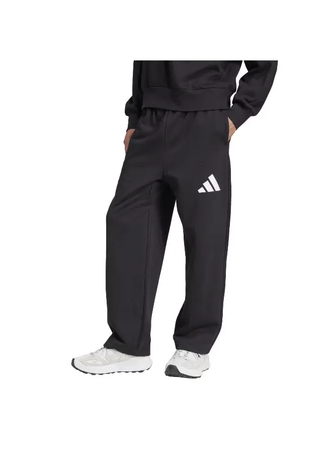 Штаны свободные с широкими штанинами M wide pant fl Adidas, черный — фото 2
