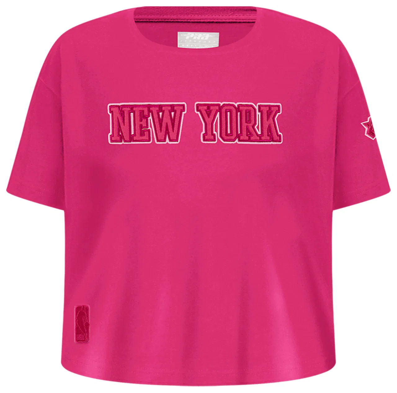 Футболка для девочек Triple Pink Boxy Tee Pro Standard, цвет Beetroot Purple