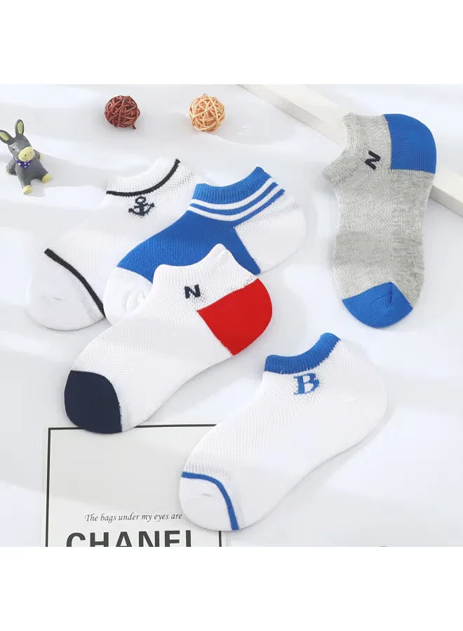 Носки низкие с дышащей сеткой, комплект, Jeanswest, белый — фото 3