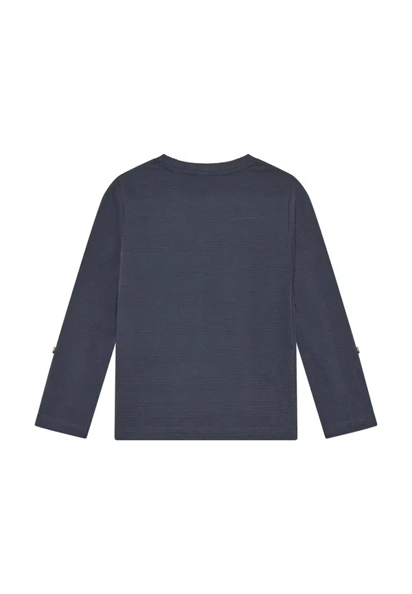Лонгслив с принтом Long sleeved top Minymo, odyssey gray, серый — фото 2