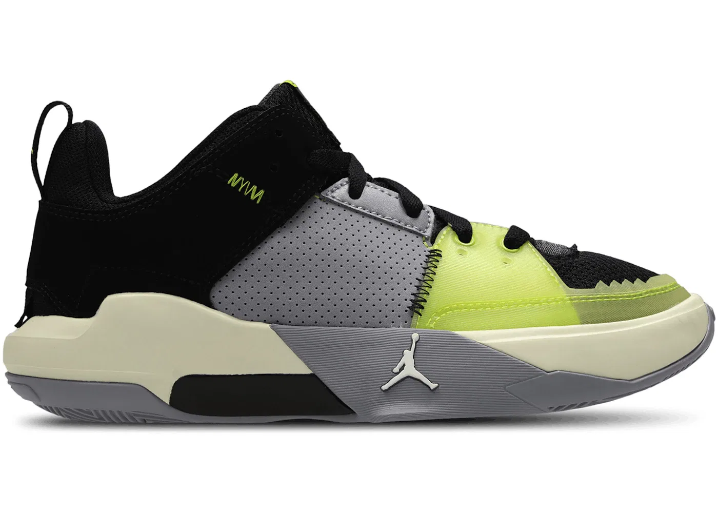Детские кроссовки для мальчиков с принтом Jordan One Take 5 Jordan, Black/Anthracite/Coconut Milk/Cyber