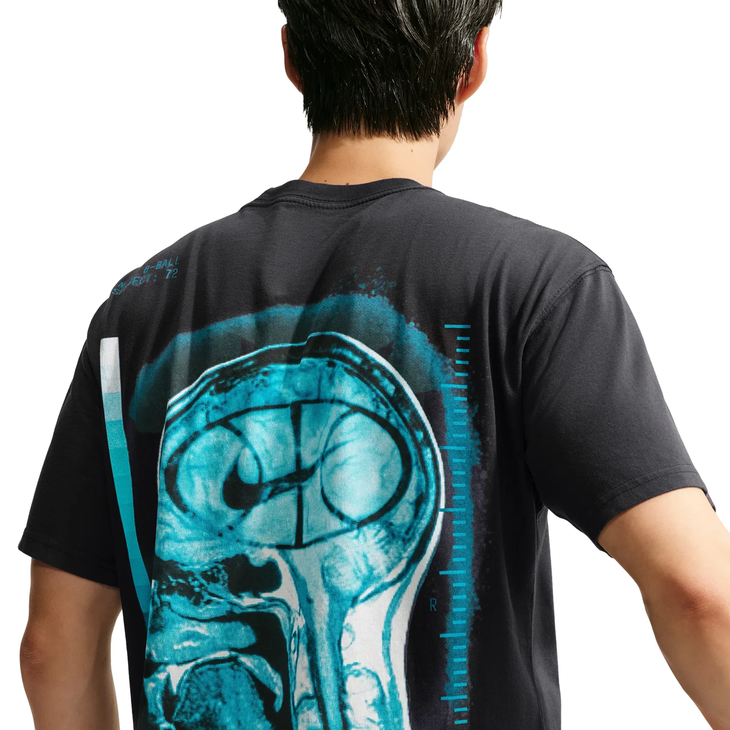 Мужская футболка Basketball T-Shirt 'Black' Nike, черный — фото 4
