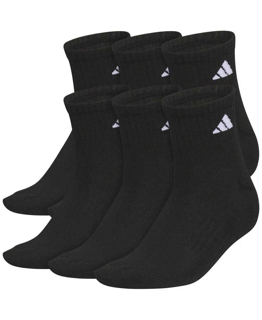 Носки спортивные с компрессией, с мягкой подошвой, 6 пар adidas, Black