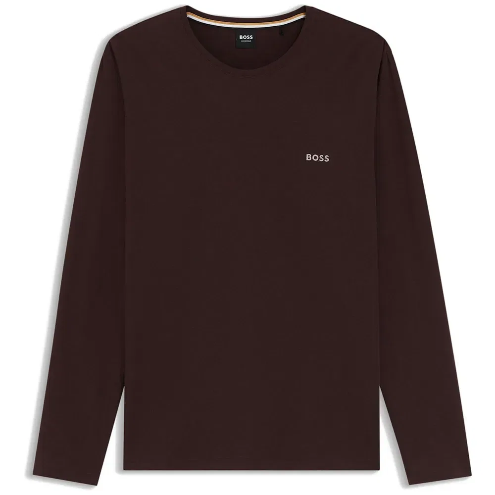 Мужская футболка с длинным рукавом Mix&Match BOSS, Brown