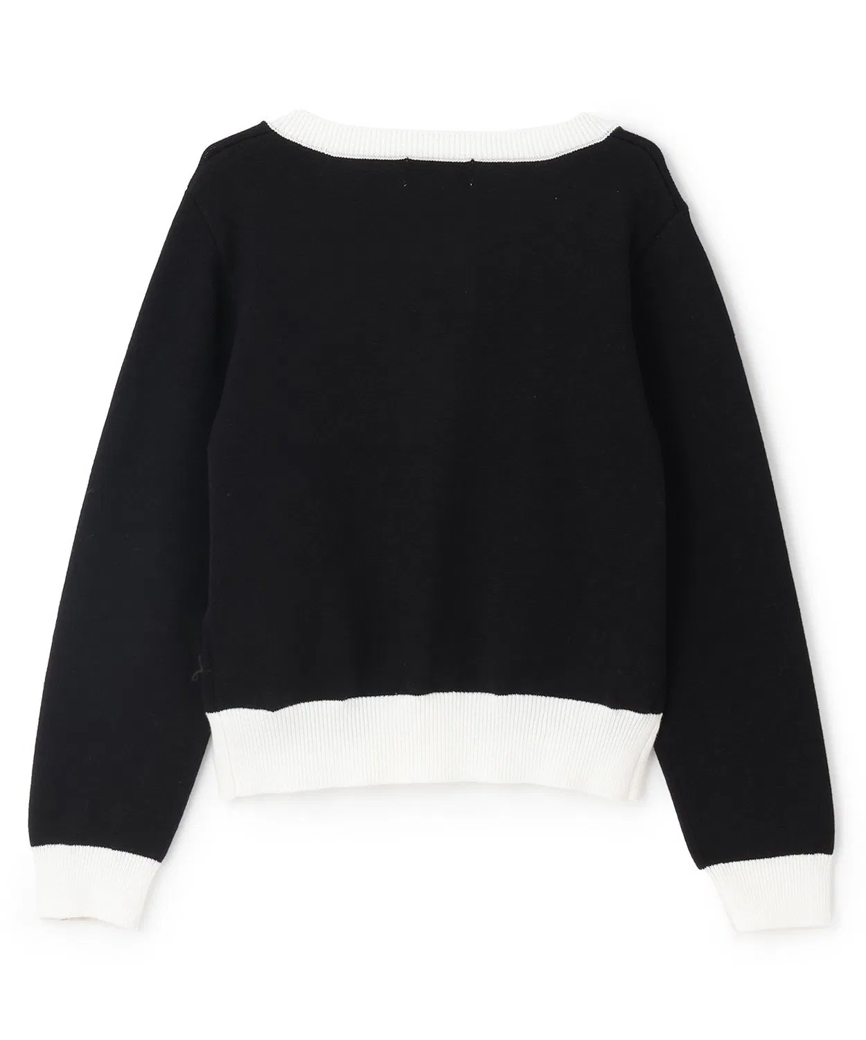 Детский кардиган с длинным рукавом модель Bicolor, kate spade new york kids, Black — фото 2