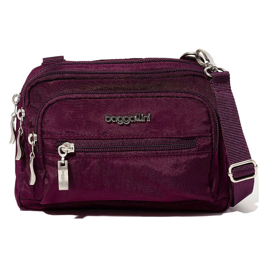 

Сумка Baggallini Triple Zip, фиолетовый