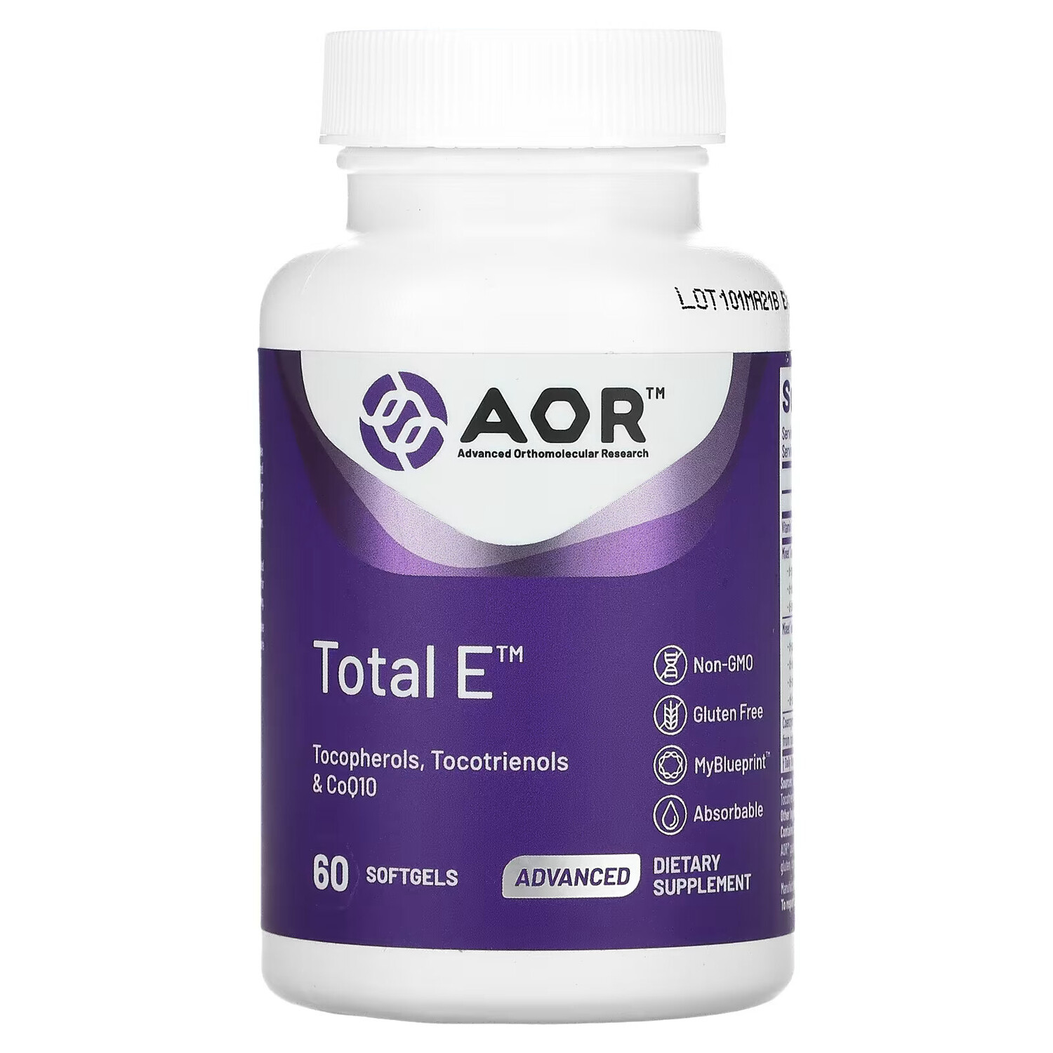 

Advanced Orthomolecular Research AOR, Total E, комплекс витаминов группы Е, 60 мягких таблеток