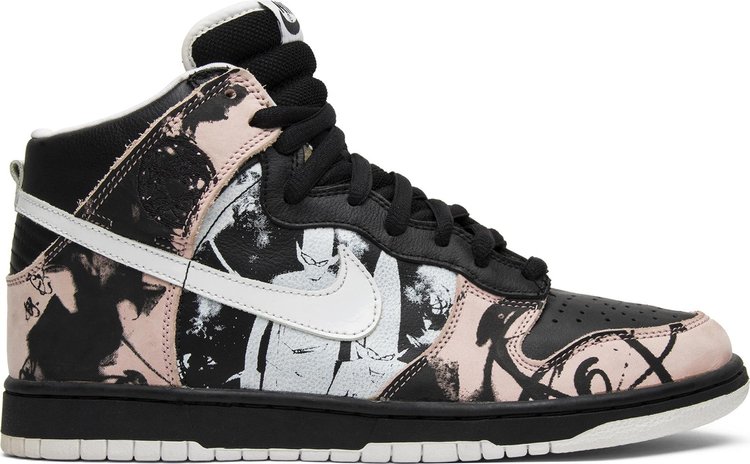 

Лимитированные кроссовки Nike Futura x UNKLE x Dunk High Pro SB 'Unkle', черный