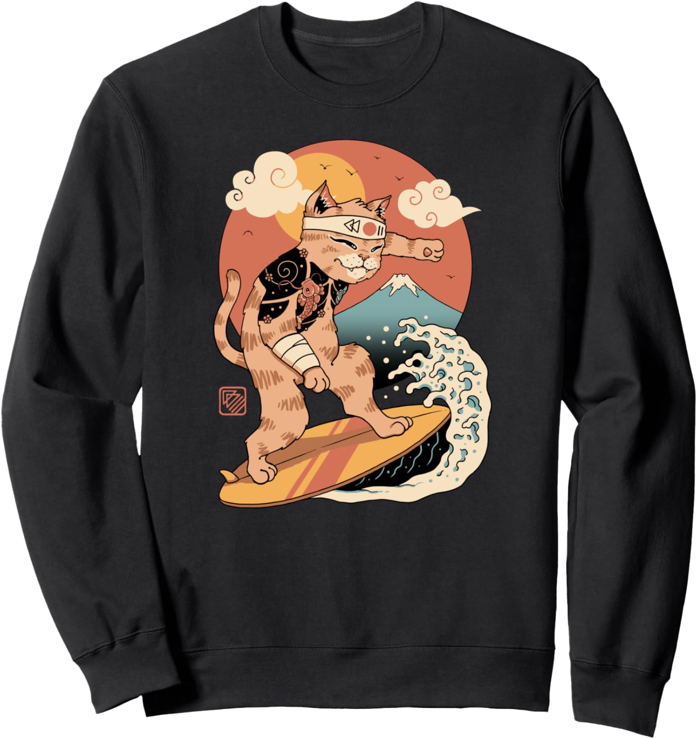 

Толстовка Mooster Surfer Vincent Trinidad Art, черный