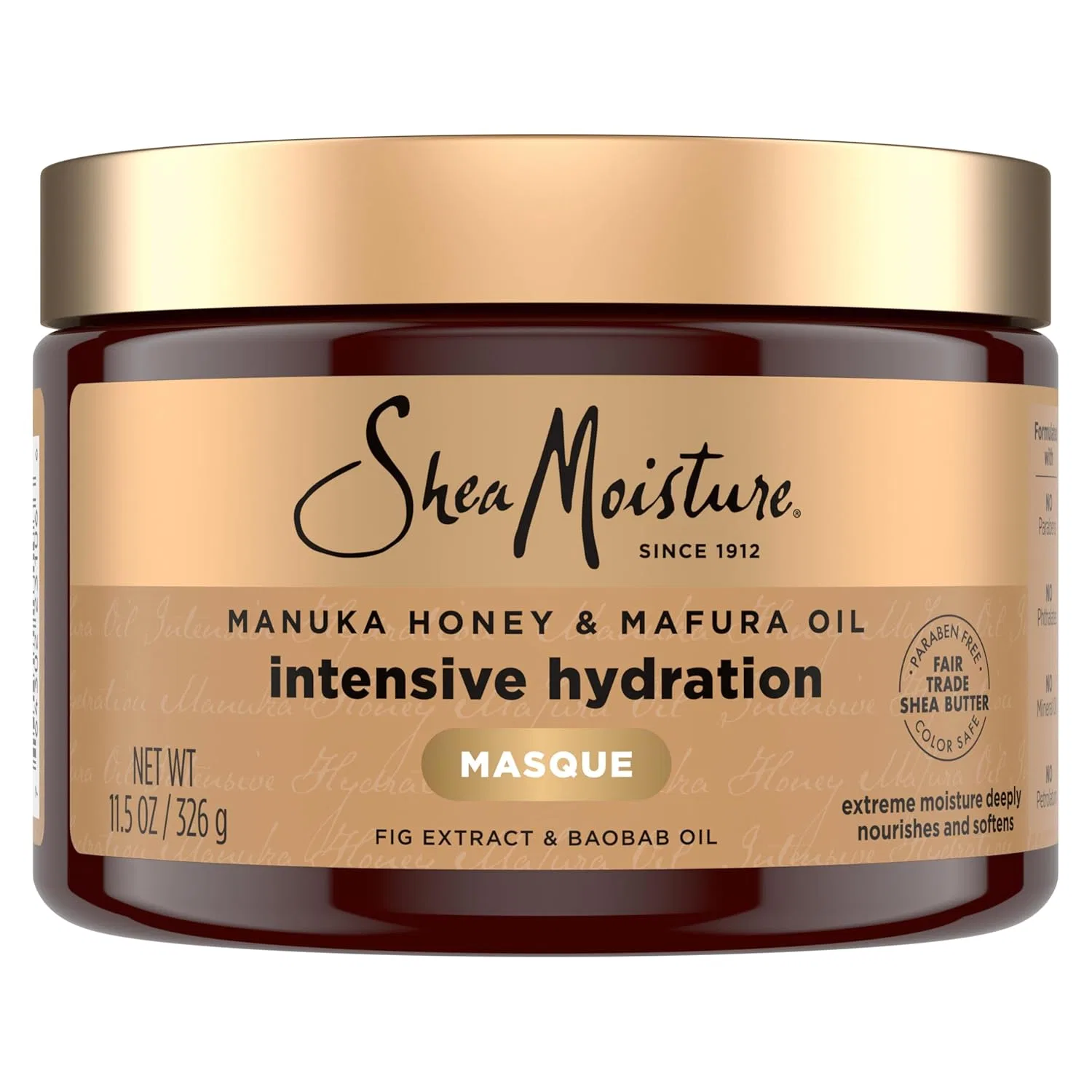 Маска для волос «Manuka Honey & Mafura Oil Intensive Hydration» от Shea Moisture Shea Moisture, 2-White