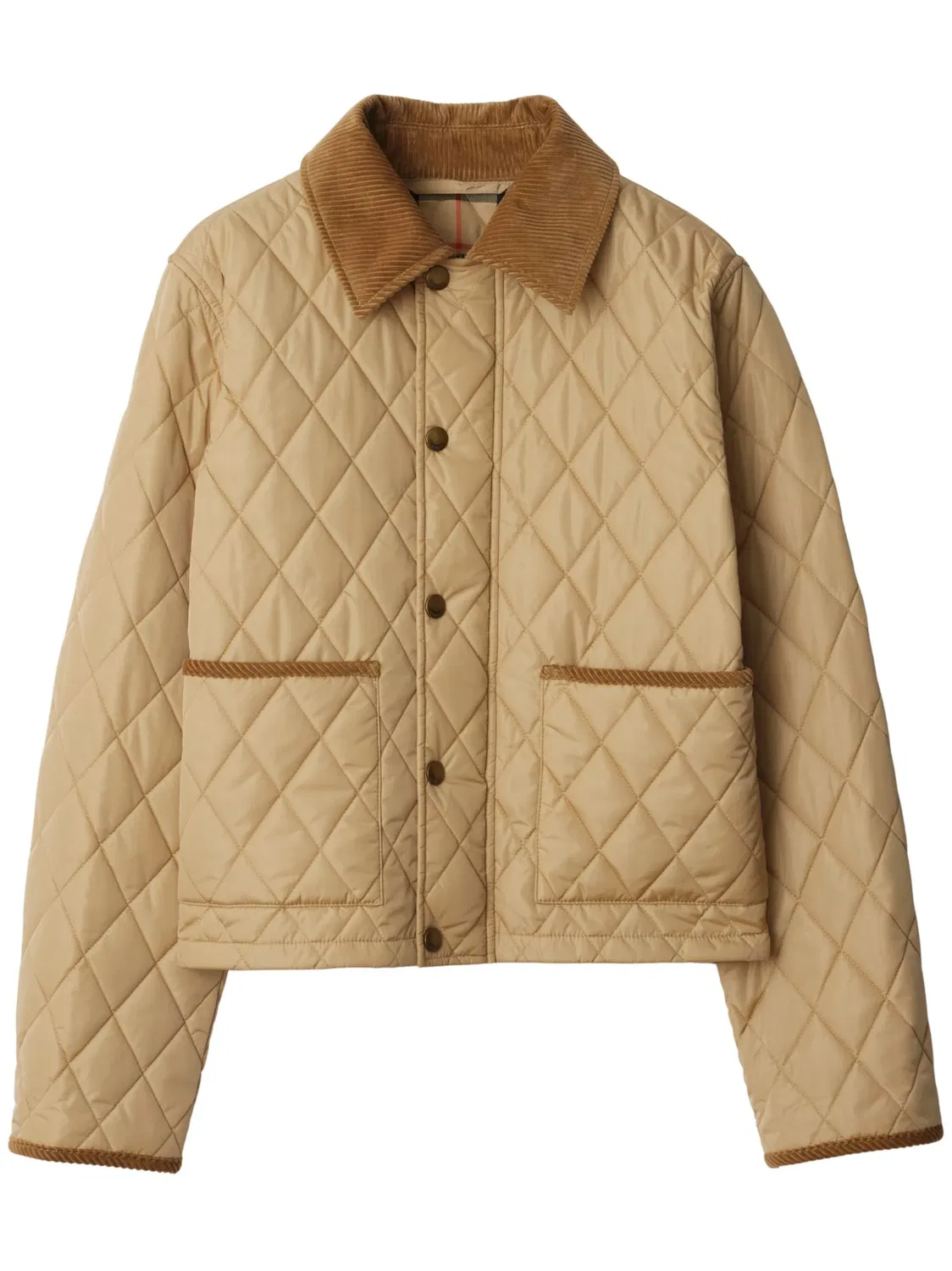 Куртка с объемной стеганой отделкой Burberry, бежевый