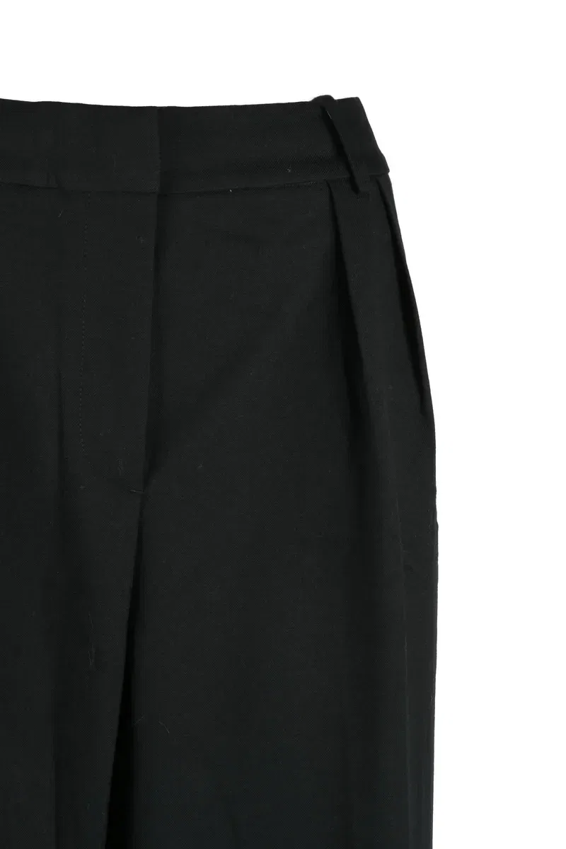 Женские брюки с широкими брючинами и защипами спереди Classic Wide Leg Trousers Tommy Hilfiger, черный — фото 3