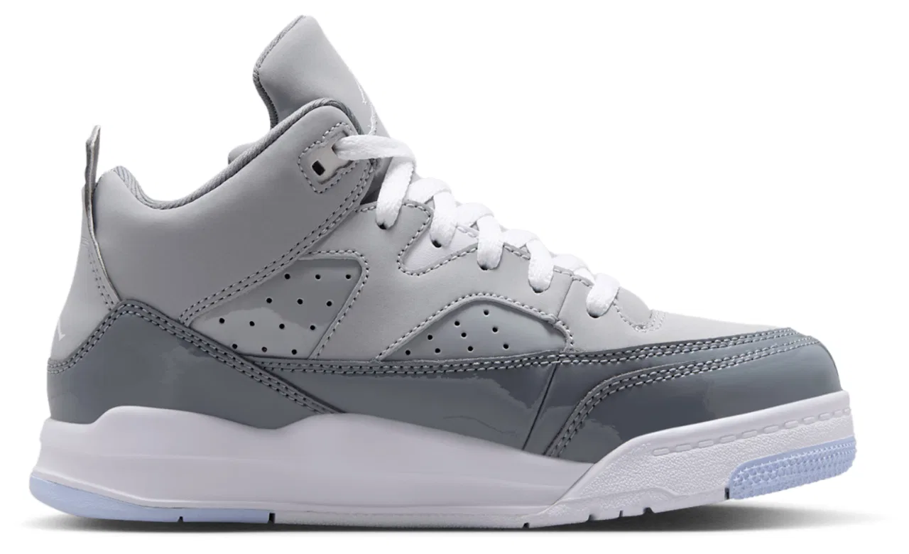 Детские кроссовки для мальчиков с высоким берцем Jordan Son of Mars Low, Grey/White