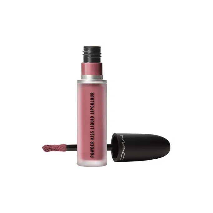 Женская матовая жидкая помада MAC Youmu Liquid Lipstick, оттенок #973 PINK ROSES Cold Rose