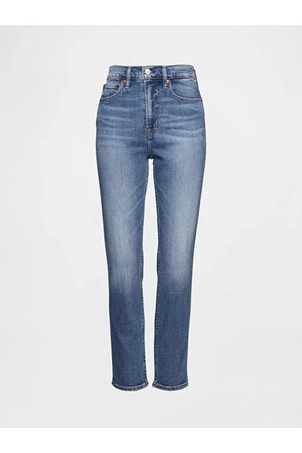 Женские джинсы скинни с высокой талией Tall Gap, Medium Indigo 8-000 — фото 3