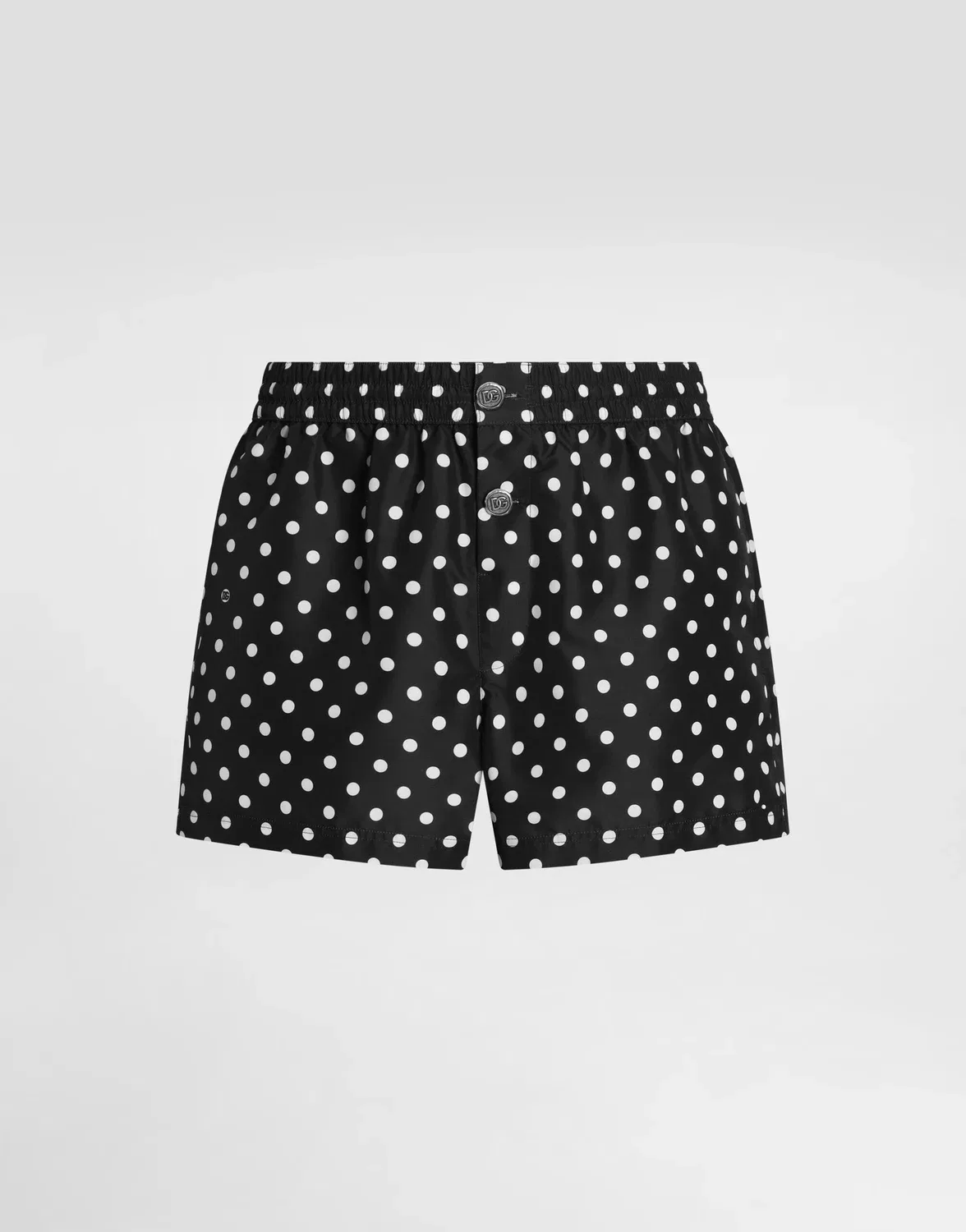 Плавки-боксеры с принтом в горошек DOLCE & GABBANA, бежевый