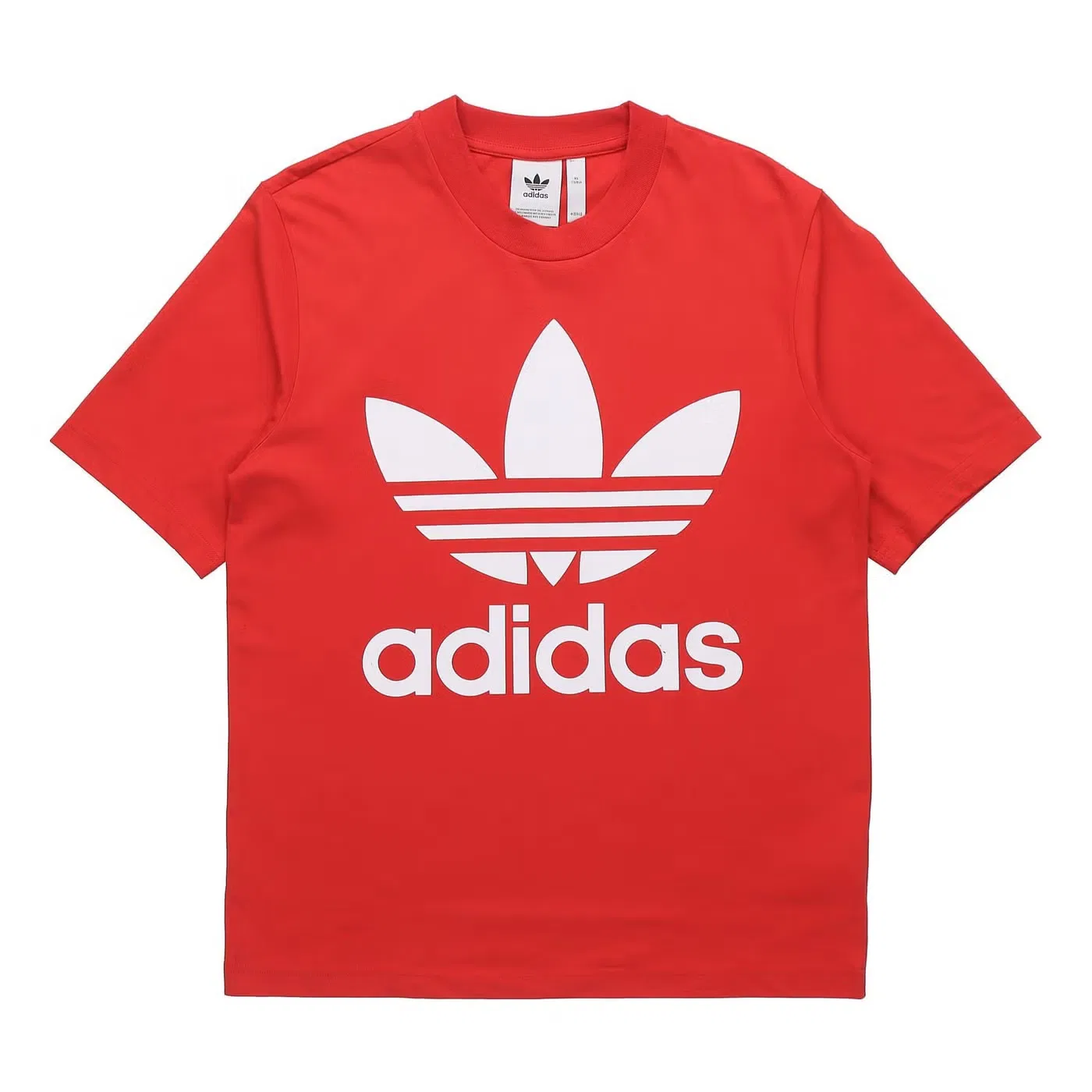 Футболка свободного кроя Originals logo loose short sleeve Adidas, красный