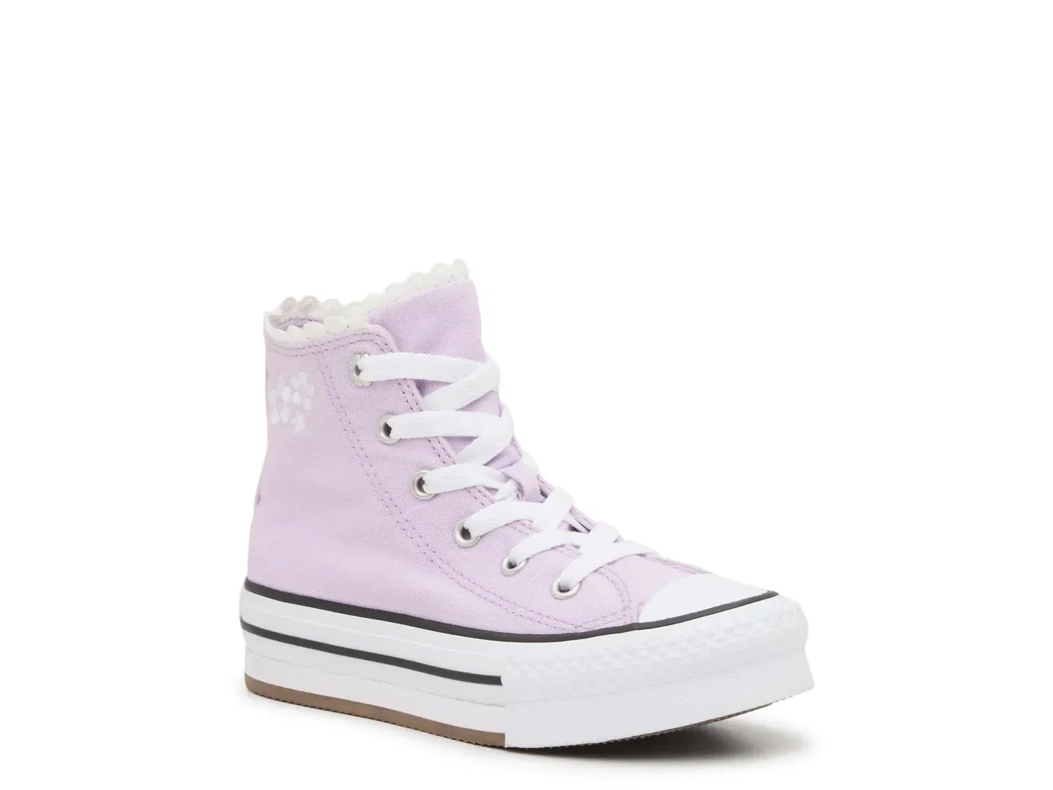 Кеды высокие Chuck Taylor All Star EVA Lift Hi Floral, Converse, лавандовый