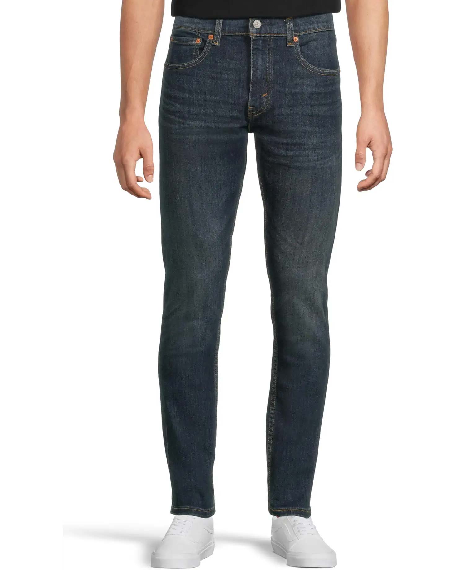 Джинсы Levi's Mens 512 Slim Taper Fit, темный индиго