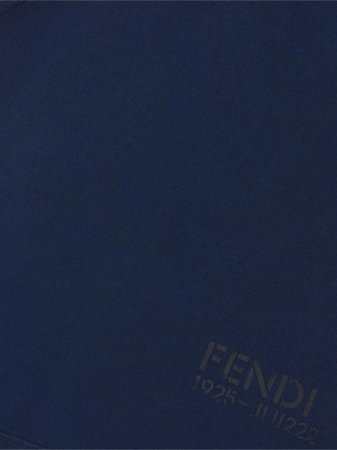 FENDI Детская футболка с логотипом, синий — фото 3