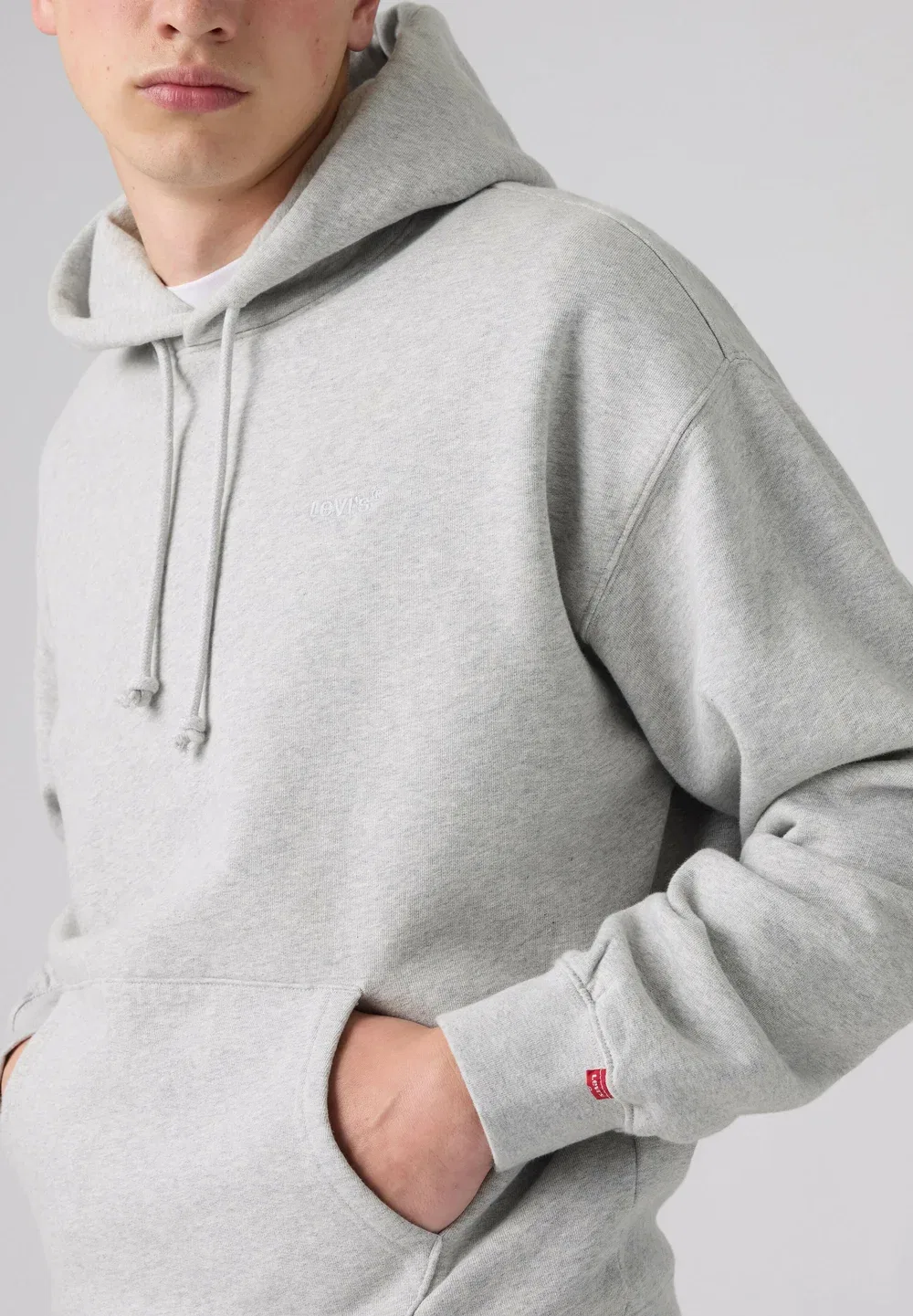 Оригинальная толстовка PO светло-серого цвета от HTR Bros Levi'S, Light Gray Htr Bros - Neutrals — фото 3