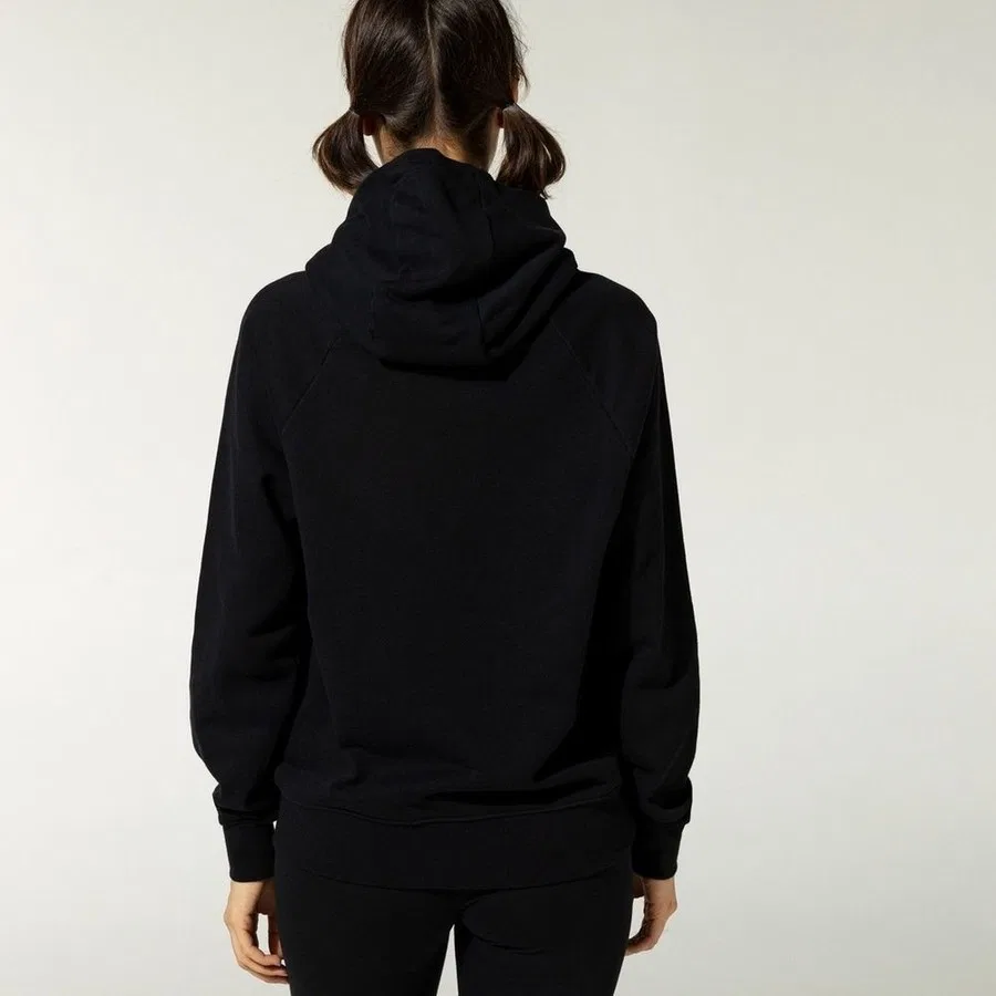 Женский худи с капюшоном и принтом Sportswear Swoosh Nike, Черный — фото 3
