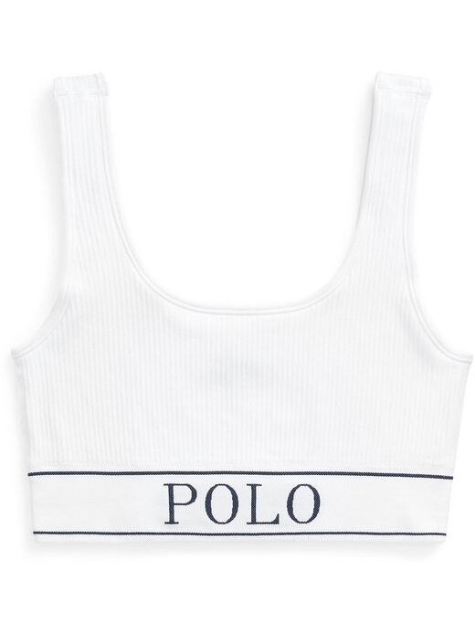 

Топ-Бюстье с овальным вырезом Polo Ralph Lauren, белый