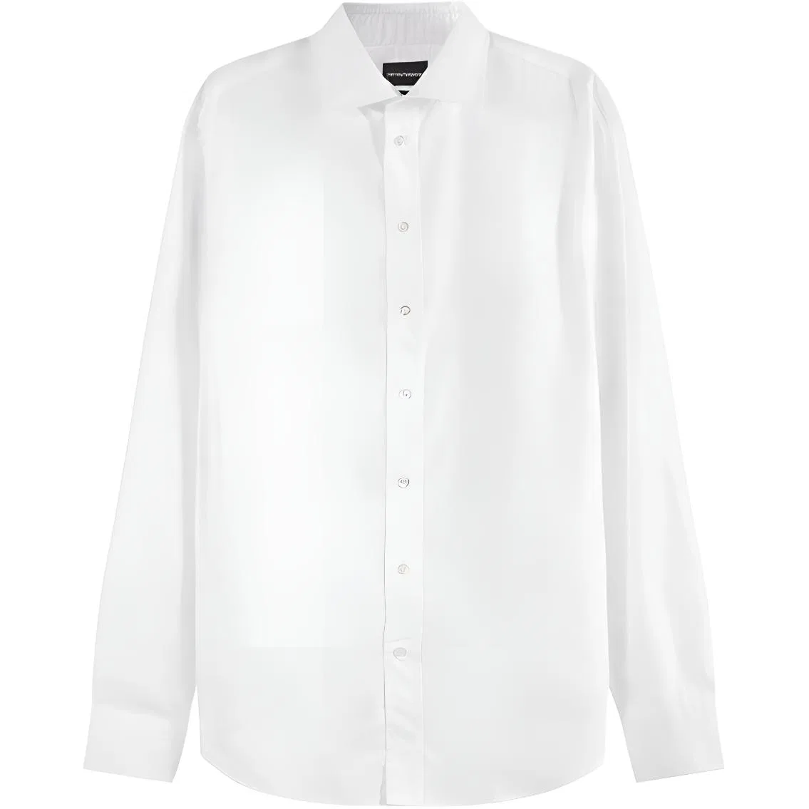 Мужская рубашка с длинным рукавом White SS23 EMPORIO ARMANI