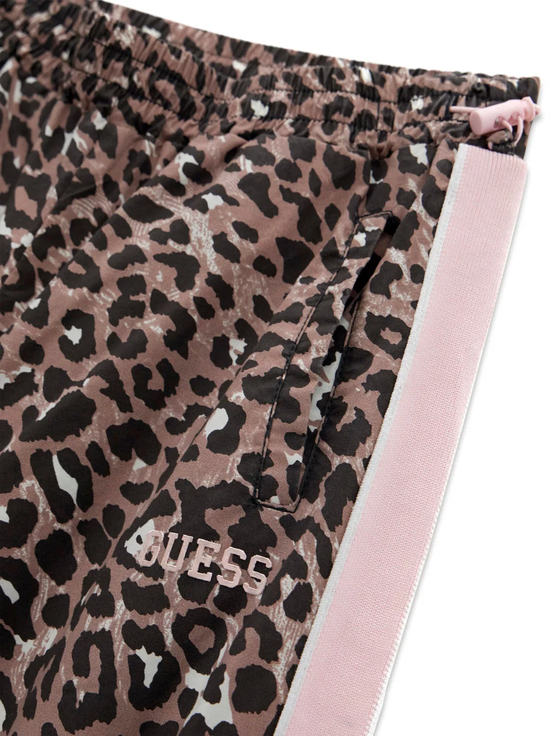 Спортивные штаны стандартного кроя для девочки Guess, коричневый — фото 3