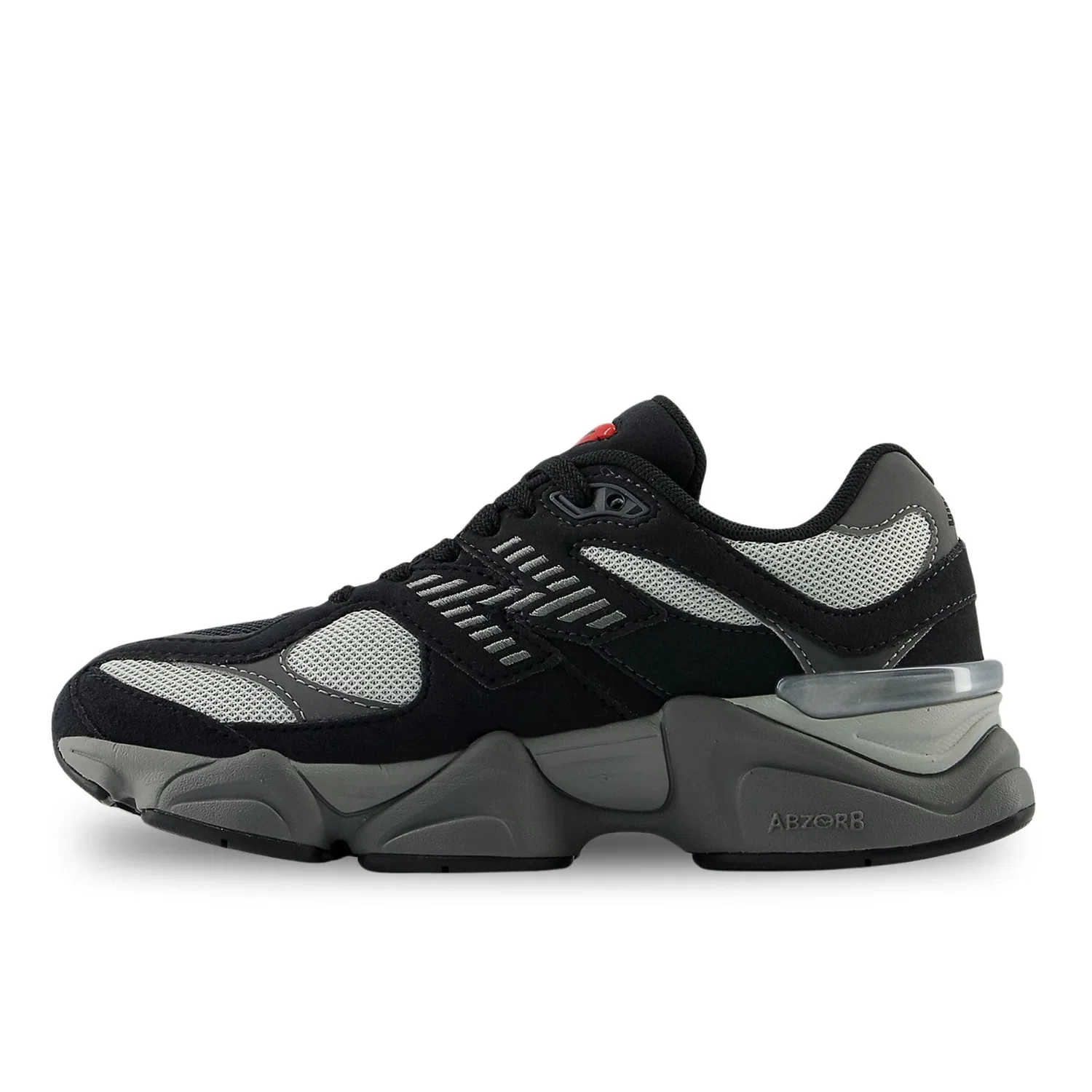Детские кроссовки для мальчиков с шнуровкой 9060 New Balance, Black Black Castlerock — фото 3