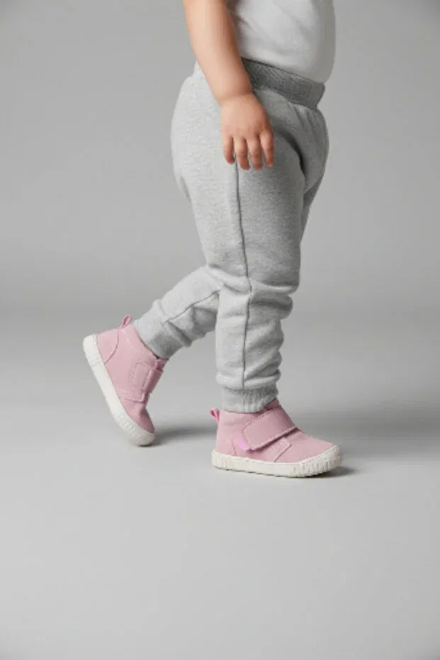 Детские туфли для девочек без каблука Patik Bebe, Pink — фото 4