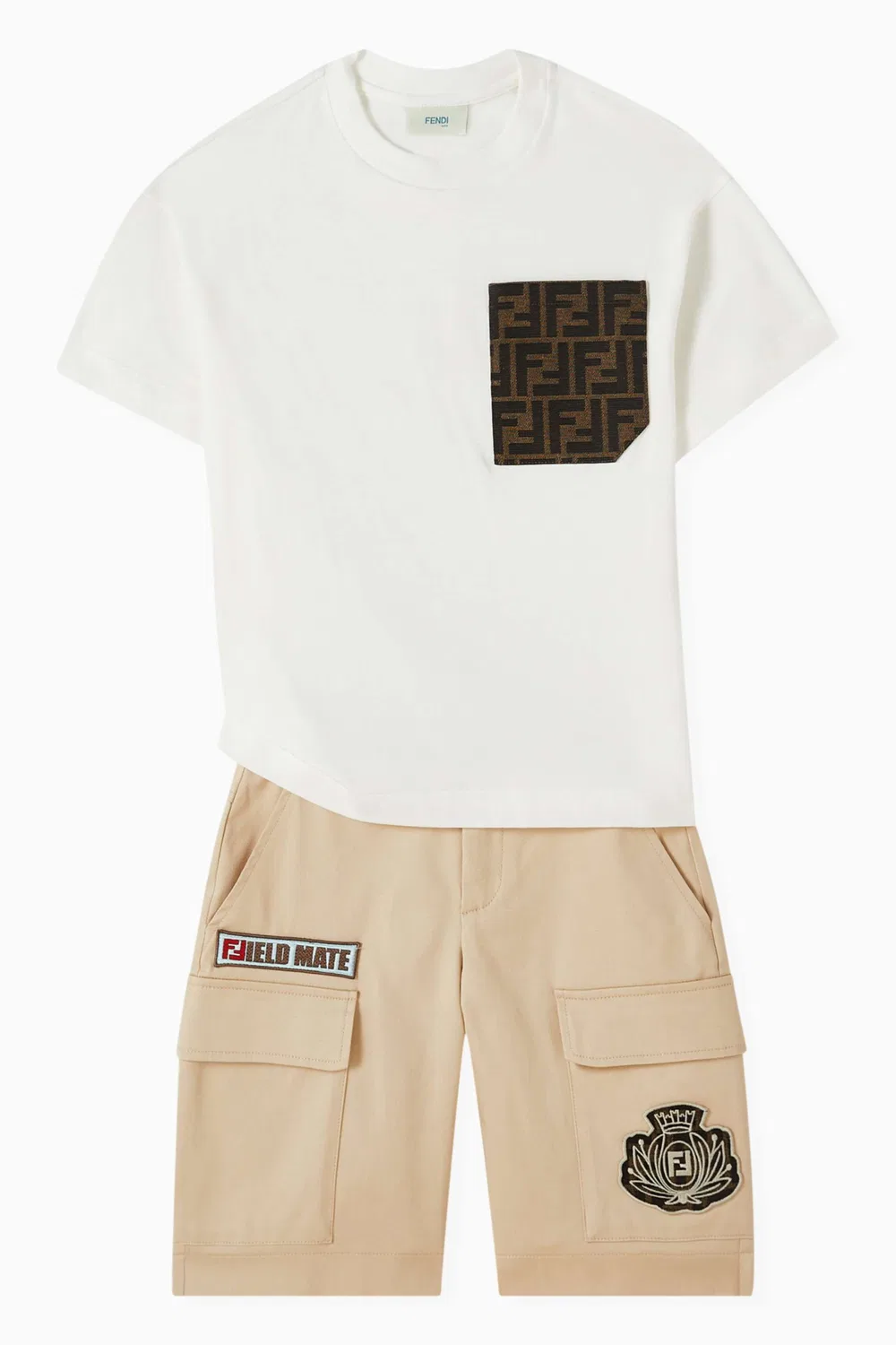 Футболка с патчем FF Patch Fendi — фото 2