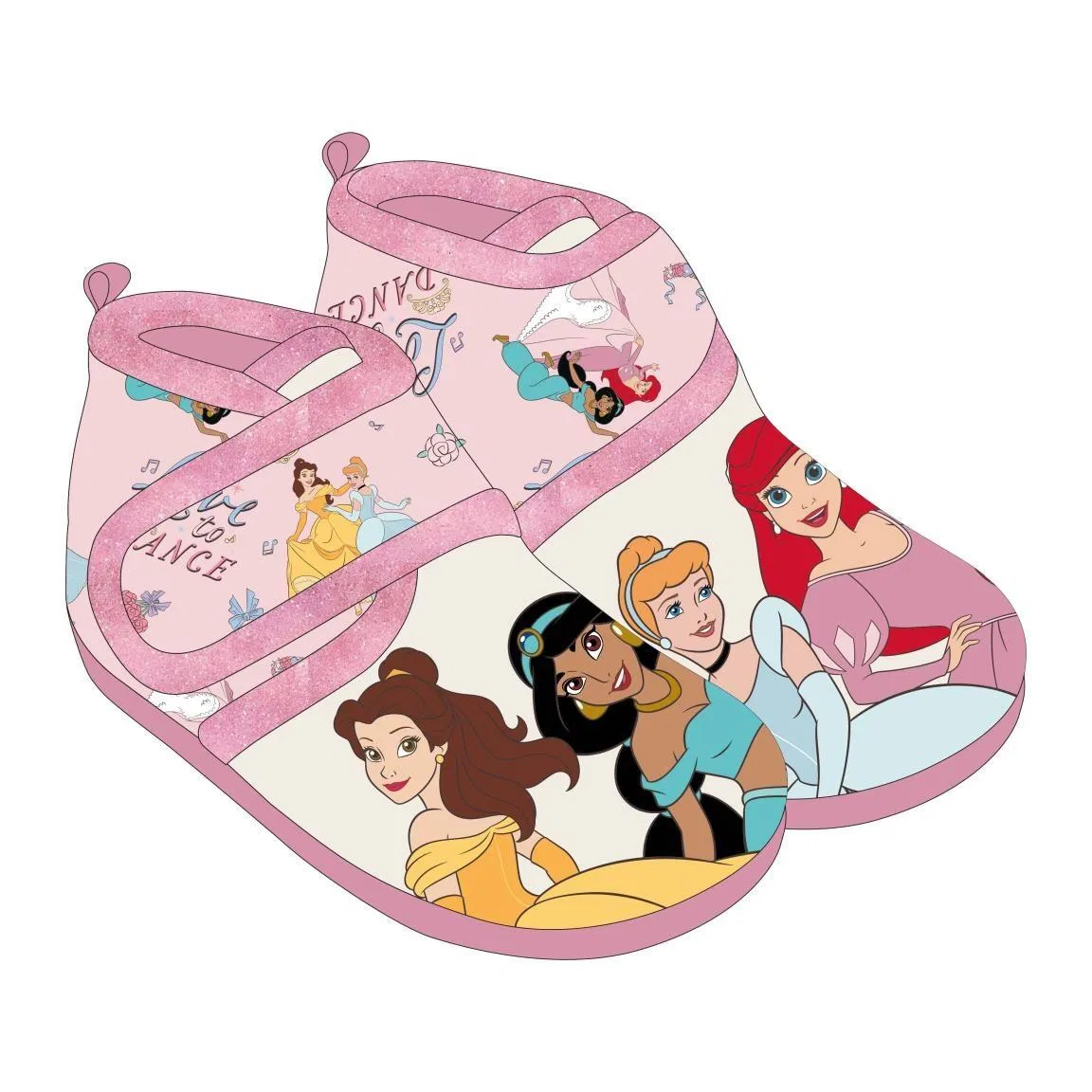 Детские тапочки с принтом Princess, Princess, Rosa
