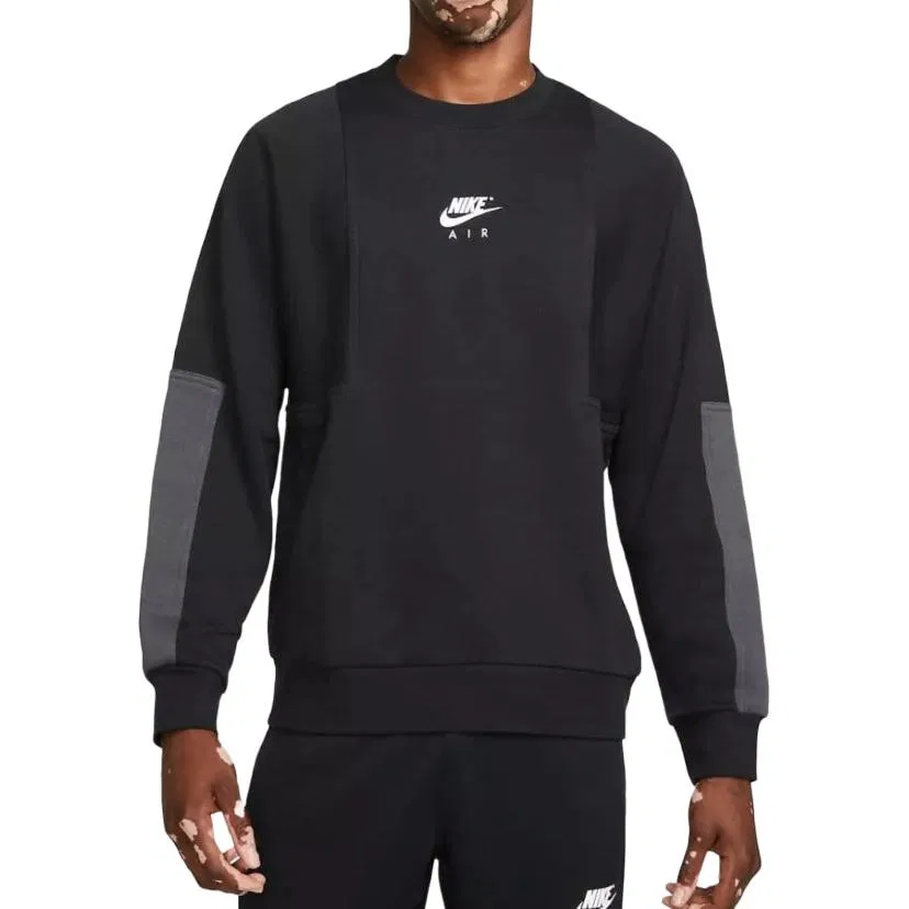 Мужской свитшот с круглым вырезом Nike Air, Black