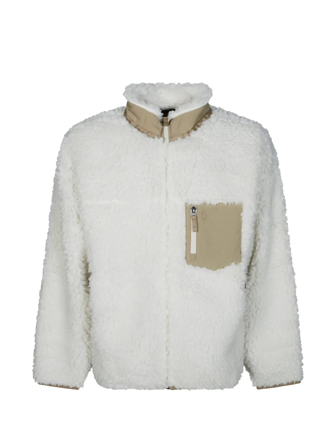 Флисовая куртка белого цвета Polo Ralph Lauren, белый
