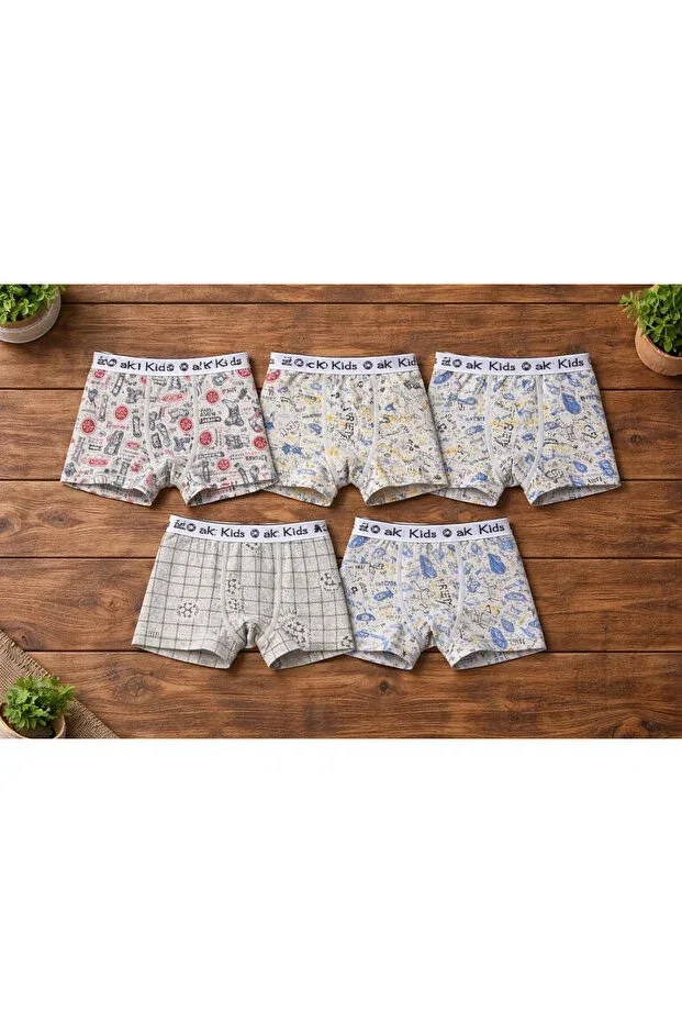 Детские боксеры для мальчиков хлопковые Basics Süsen Lingerie, Patterned — фото 2