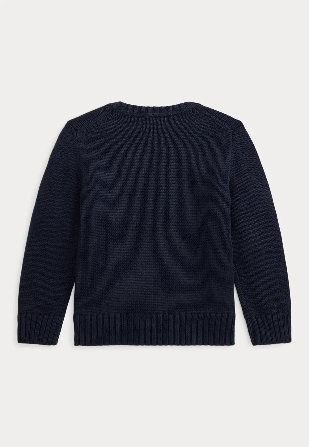 Хлопковый свитер с круглым вырезом, размер 2-6 лет Polo Ralph Lauren, Navy — фото 2