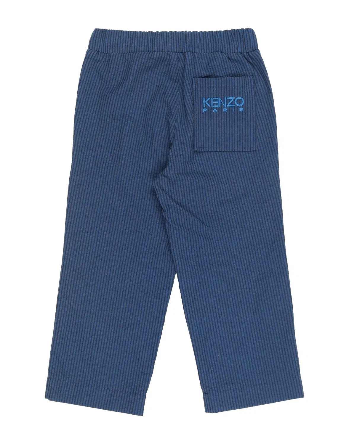 Детские брюки для мальчиков с принтом Kenzo Kids, темно‑синий — фото 2