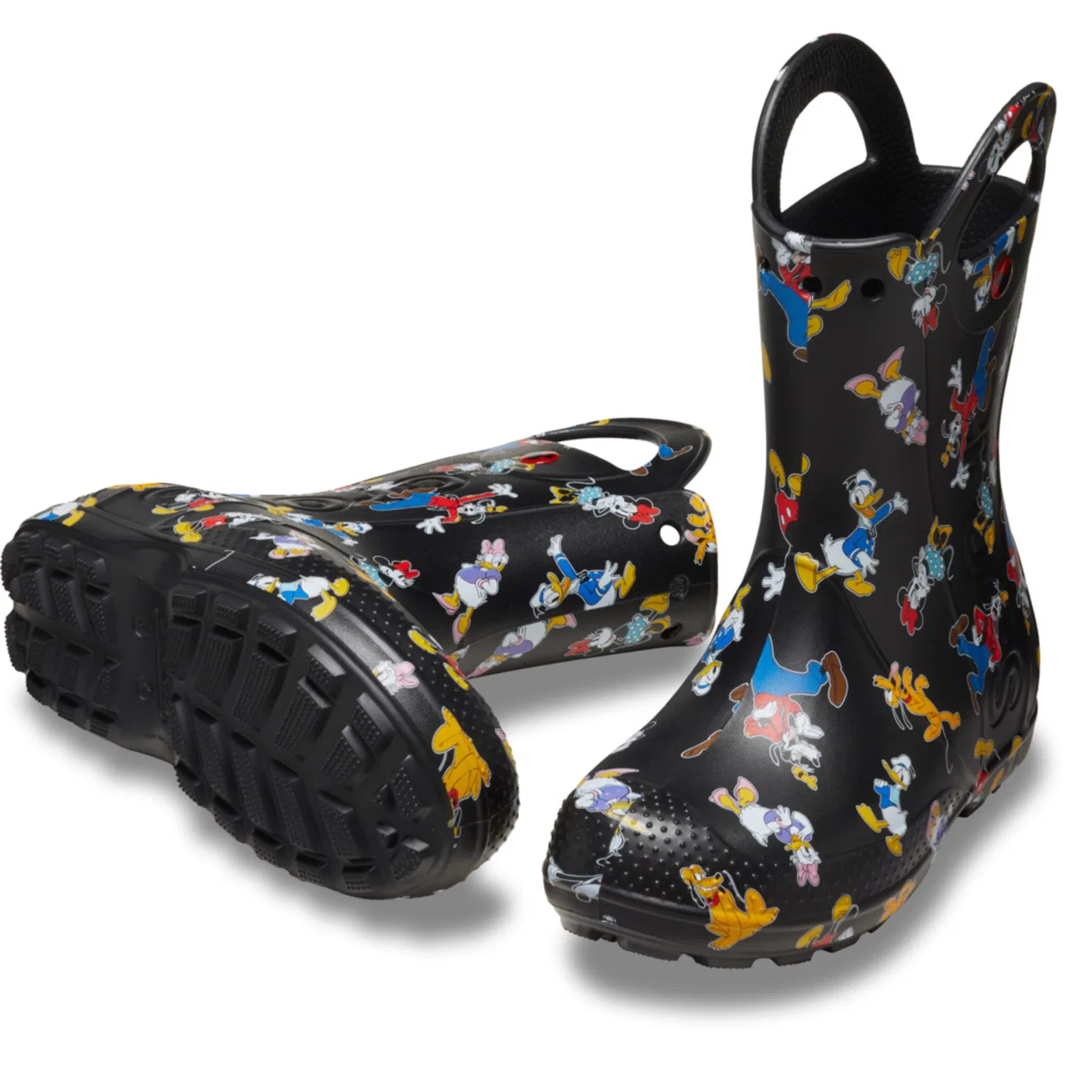 Детские резиновые сапоги с принтом Mickey & Friends Crocs, Multicolor — фото 2