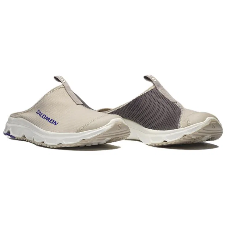 Детские закрытые сандалии-слайды SALOMON, Feather Gray/Iron Gray/Dazzling Purple — фото 3