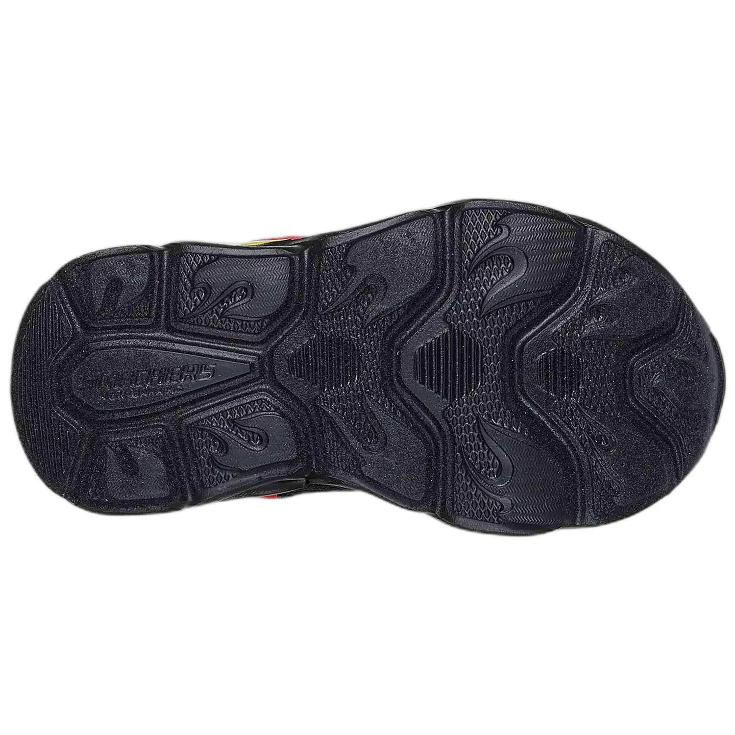 Детские кроссовки для мальчиков с принтом 402306NRDBK Skechers, Schwarz — фото 4